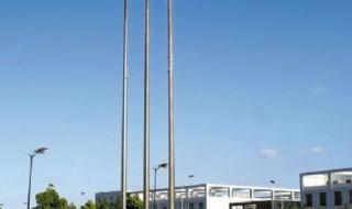 锥形不锈钢旗杆 锥形不锈钢旗杆